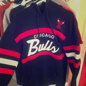 Mitchell and Ness Large Chicago Bulls hoodie Mint
